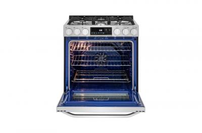 30" LG STUDIO 6.3 Cu.Ft. Capacity Slide-In Gas Range With ProBake Convection - LSSG3016ST