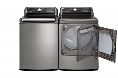 27" LG 6.0 Cu.Ft. Top Load Washer With TurboWash3D Technology - WT7850HVA