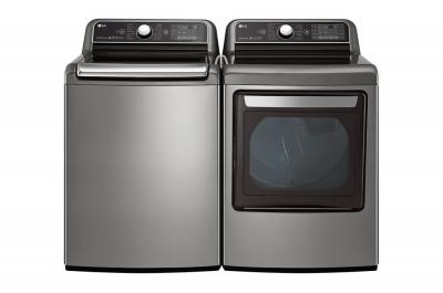 27" LG 6.0 Cu.Ft. Top Load Washer With TurboWash3D Technology - WT7850HVA