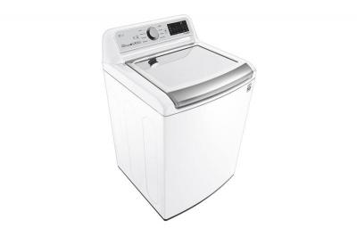 27" LG 5.6 Cu. Ft. Capacity Smart Wi-fi Enabled Top Load Washer - WT7305CW