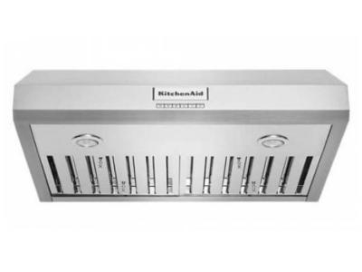 30" KitchenAid 585 CFM Under-Cabinet Range Hood in Stainless Steel - KVUC600KSS