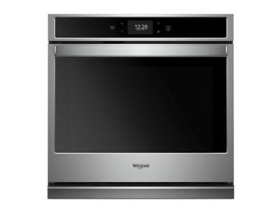 27" Whirlpool 4.3 Cu. Ft. Smart Single Wall Oven With True Convection Cooking - WOS72EC7HS