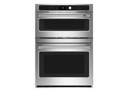 30" Café 6.7 Cu. Ft. Combination Double Wall Oven With Convection - CTC912P2NS1