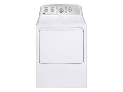 27" GE 7.2 Cu. Ft. Top Load Electric Dryer with SaniFresh Cycle in White - GTD45EBMRWS