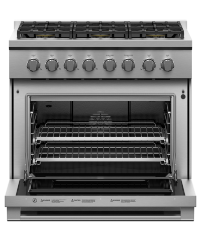 36" Fisher & Paykel 6 Burners LPG Gas Range - RGV3-366-L