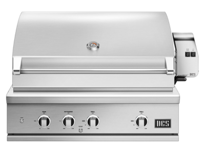 36" DCS Built-in Natural Gas Grill with Infrared Sear Burner in Stainless Steel - BE1-36RCI-N