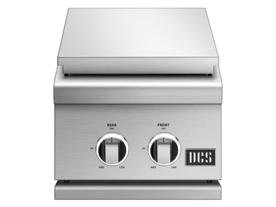 14" DCS Series 9 Double Side Burner in Stainless Steel - SBE1-142-L