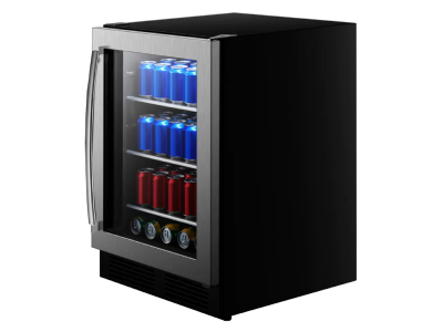 24" Avantgarde Beverage center in Stainless Steel with Seamless Door - CBC140SS