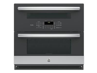 30" GE Profile 5.0 Cu. Ft. Built-In Twin Flex Convection Double Wall Oven - PT9200SLSS