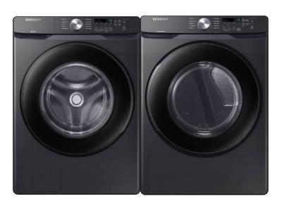 27" Samsung 4.5 Cu. Ft. Front Load Washer and 7.5 Cu. Ft. Electric Dryer - WF45T6000AV/A5-DVE45T6005V/AC