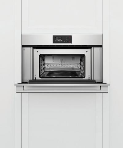 30" Fisher & Paykel 1.3 Cu. Ft. Convection Speed Single Wall Oven in Stainless Steel - OM30NPX1