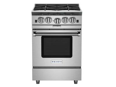 24" Blue Star Platinum Series Gas Range with 4 Open Burners - BSP244BCC