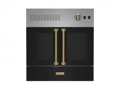 30" Blue Star Single French Door Gas Wall Oven Liquid Propane in Specialty Finish with Plated Trim - BWO30AGSV2LCFPLT