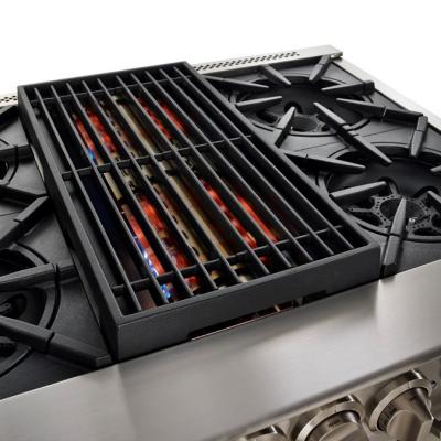 48" BlueStar Platinum Series Rangetop with Gridle in Liquid Propane - BSPRT488BL