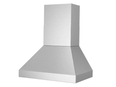 30" Blue Star Pyramid Style Range Hood With 600 CFM in Custom Color Match - PY030MLCC