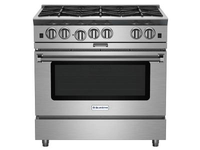 36" Blue Star Platinum Series Professional Gas Range in Liquid Propane  - BSP366BLCC