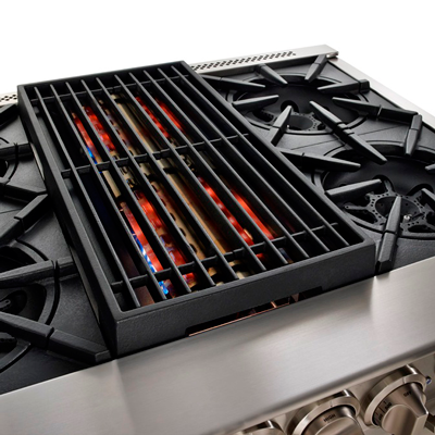 24" Blue Star Platinum Series Gas Range with 4 Open Burners in Liquid Propane - BSP244BLCCPLT