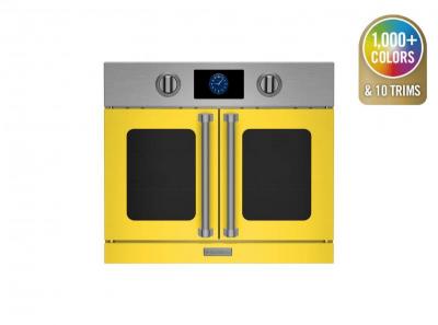 30" Blue Star French Door Single Electric Wall Oven - BSEWO30SDV3CPLT