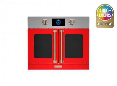 30" Blue Star French Door Single Electric Wall Oven - BSEWO30SDV3CCPLT