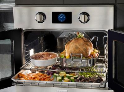 30" Blue Star 4.6 Cu. Ft. Electric Wall Oven with Drop Down Door - BSEWO30DDV3CPLT