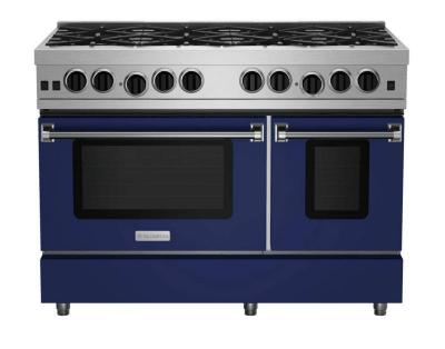 48" Blue Star Culinary Series (RCS) Sealed Burner Gas Range in Natural Gas - RCS48SBV2CCPLT