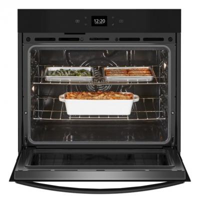 30" Whirlpool 5.0 Cu. Ft. Single Wall Oven with Air Fry When Connected - WOES5030LB