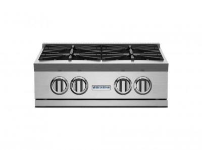 24" Blue Star RGTNB Series Gas Rangetop with 4 Open Burners in Natural Gas - RGTNB244BV2PLT