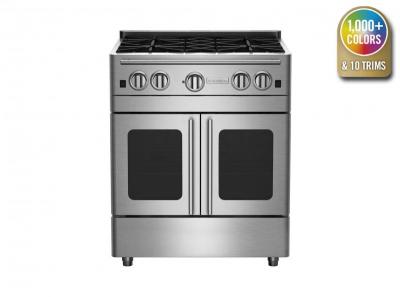 30" Blue Star Freestanding Gas Range with 4 Open Burners in Natural Gas - RNB304BPMV2