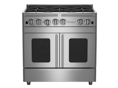 36" Blue Star Freestanding Gas Range with 6 Open Burners in Liquid Propane - RNB366BPMV2LCPLT