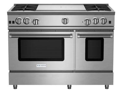 48" Blue Star RNB Series Freestanding Gas Range in Liquid Propane - RNB484FTBV2LCPLT