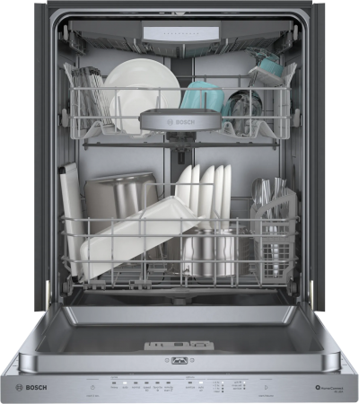 24" Bosch 500 Series 46 dBA Dishwasher in Stainless Steel - SHP55CM5N