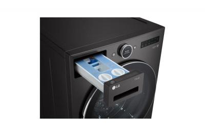 27" LG 5.8 Cu. Ft. Front Load Washer with AI DD 2.0 and LCD Knob - WM6700HBA