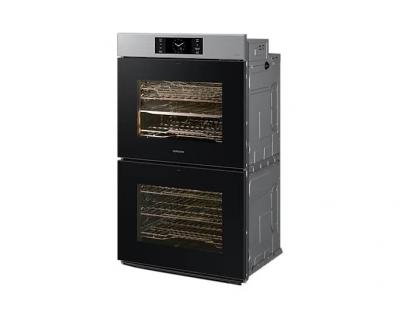 30" Samsung 10.2 cu. ft. Double Wall Oven with Steam Cook - NV51CG700DSRAA