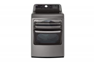 27" LG 7.3 Cu.Ft. TurboSteam Dryer With EasyLoad Dual-Opening Door - DLEX7900VE