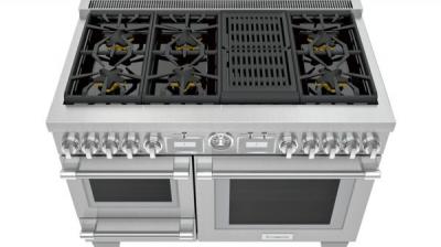 48" Thermador Freestanding Dual-Fuel Range - PRD48WLSGC