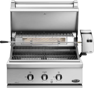 30" DCS Traditional Grill with Rotisserie - BH1-30R-N