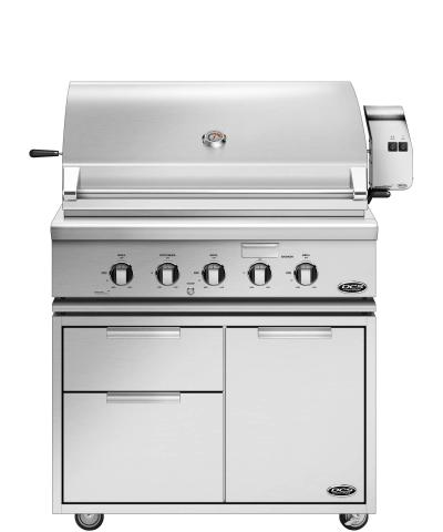 36" DCS Traditional Grill with Rotisserie - BH1-36R-N