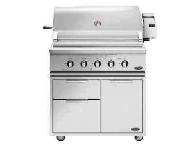 36" DCS Traditional Grill with Rotisserie - BH1-36R-N