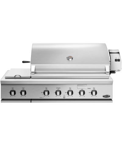 48" DCS Traditional Grill with Rotisserie and Side Burners - BH1-48RS-L