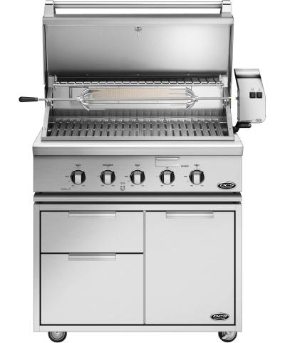 36" DCS Traditional Grill with Rotisserie - BH1-36R-L