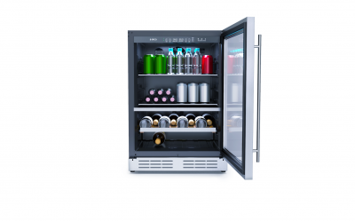 24" Elica Beverage And Wine Center With White LED Lights - EBS52SS1