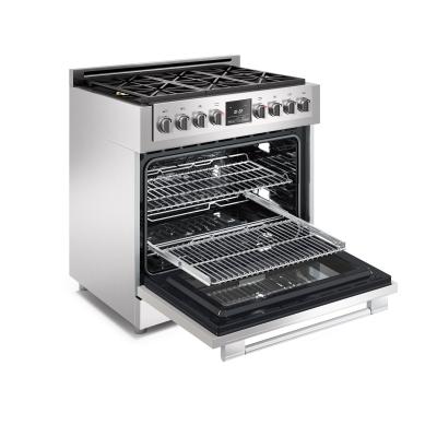 36'' Fulgor Milano Dual Fuel Professional Range - F6PDF366S1