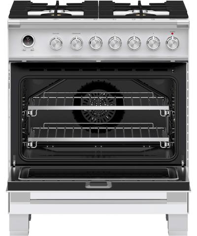 30" Fisher & paykel Dual Fuel Range - OR30SCG6W1