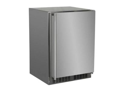 24" Marvel Outdoor 5.3 Cu. Ft. Built-in High Capacity Refrigerator - MORE124-SS31A