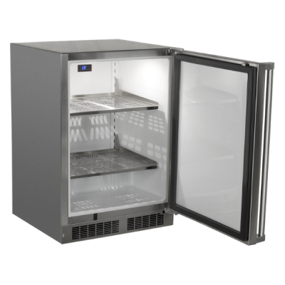 24" Marvel Outdoor 5.3 Cu. Ft. Built-in High Capacity Refrigerator - MORE124-SS31A