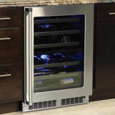 24" Marvel Professional 4.9 Cu. Ft. Built-In Dual Zone Wine Refrigerator - MPWD424-SG31A