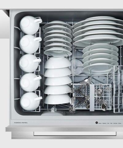 24" Fisher & Paykel Double DishDrawer Dishwasher, 14 Place Settings, Panel Ready - DD24DI9 N