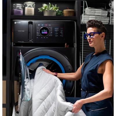 28" GE Profile 5.5 cu. ft. Capacity Smart Front Load Washer/Dryer Combo - PFQ97HSPVDS