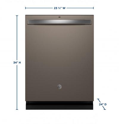 24" GE Energy Star Top Control with Stainless Steel Interior Dishwasher - GDT670SMVES