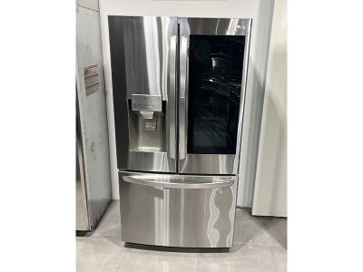 36" LG 22 Cu.ft Counter Depth Smudge Resistant Refrigerator With InstaView Door-in-Door  - LFXC22596S